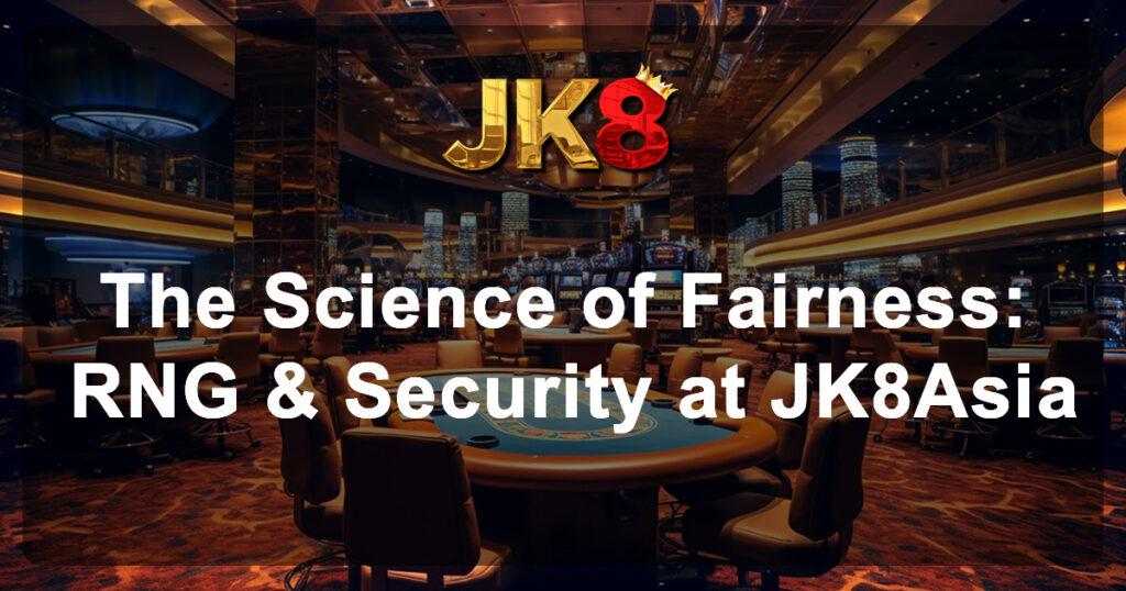 The Science of Fairness RNG & Security at JK8Asia